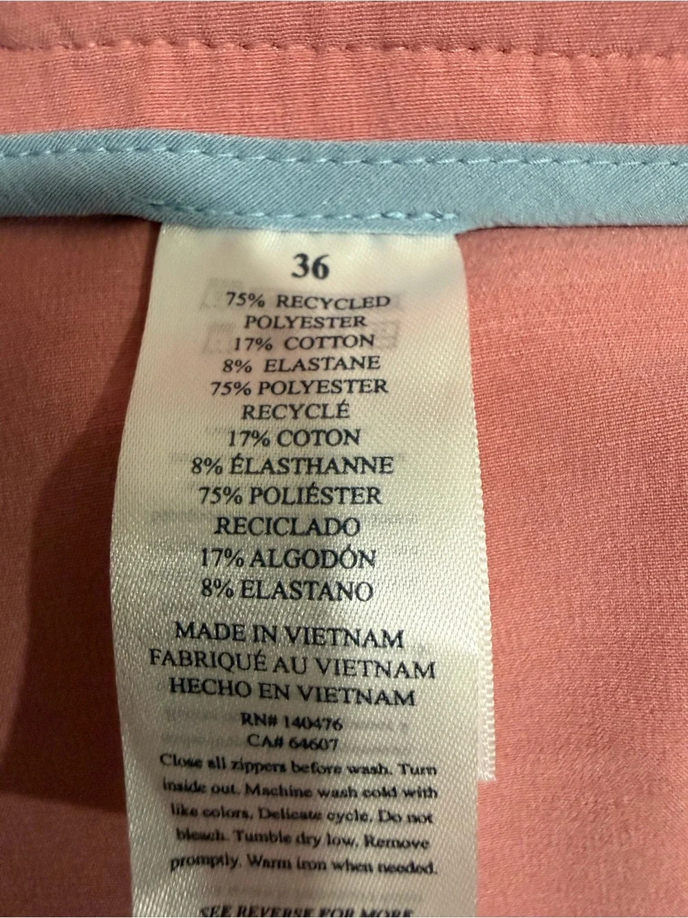 Faherty All Day Shorts 9” Sunrose Size 36